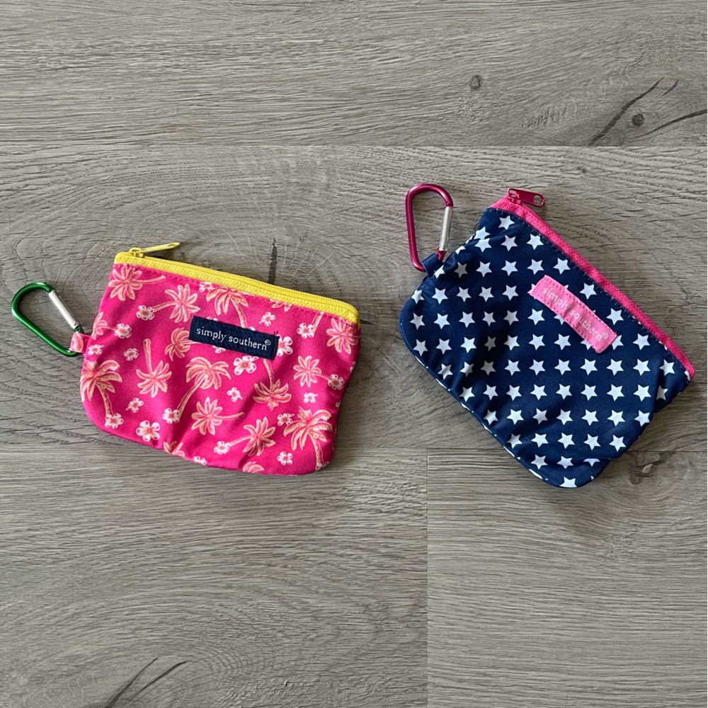 Simply Southern Pink and Yellow Wallets with Structured Design